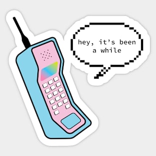 Vaporwave Phone Sticker